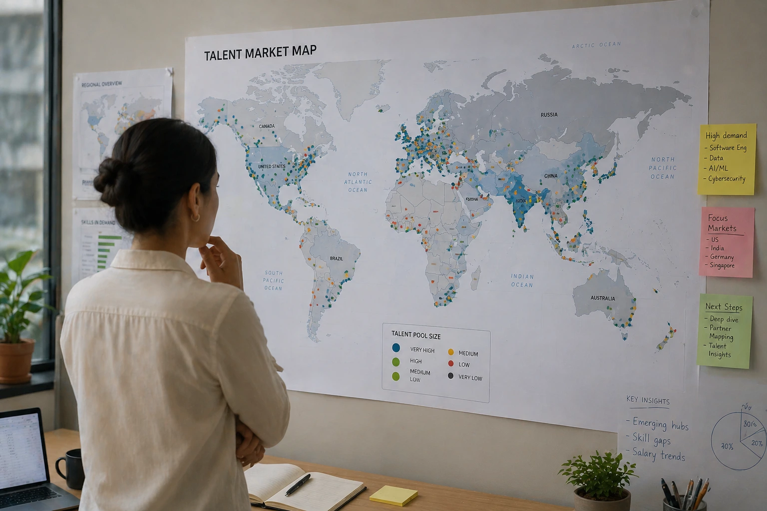 Talent market map